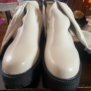 Brand New above the knee boots with high platform